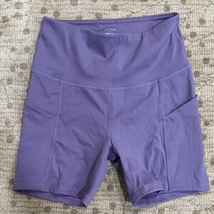 adodos Yoga Women's Lavender Bike Shorts